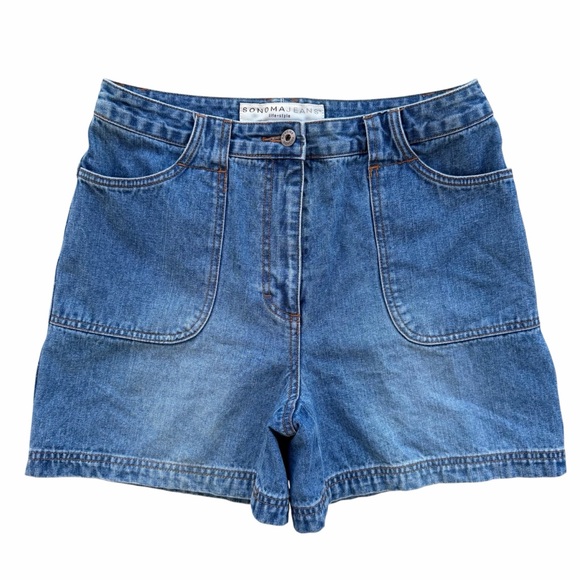 Sonoma Life + Style Pants - Sonoma Jeans Life+Style High-Rise Denim Carpenter Shorts ~ Women’s 10